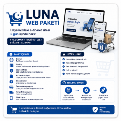 E-Ticaret - LUNA resmi
