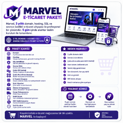 E-Ticaret - MARVEL resmi